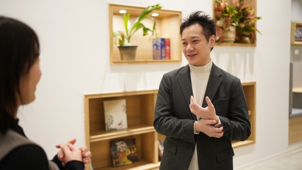 インタビュー風景１