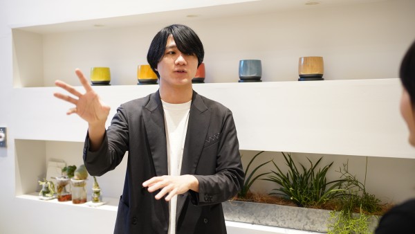 インタビュー風景１